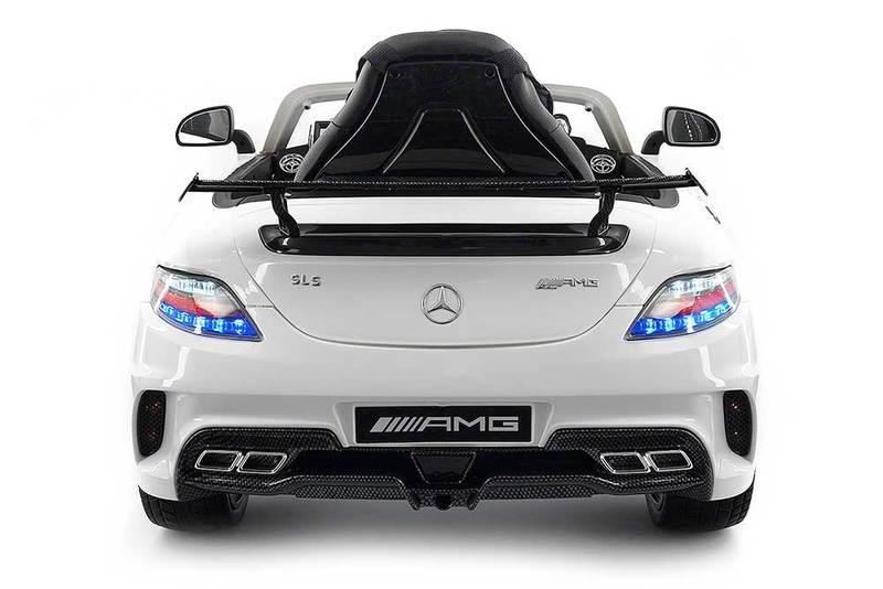 2023 Mercedes SLS AMG 12V Battery Powered Motorized Ride on Toy Car with  in LCD TV, LED Lights, Leather Seat