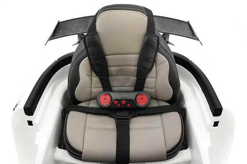 2023 Mercedes SLS AMG 12V Battery Powered Motorized Ride on Toy Car with  in LCD TV, LED Lights, Leather Seat