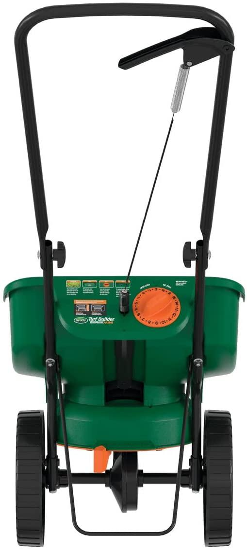 Scotts Turf Builder EdgeGuard Mini Broadcast Spreader - Holds Up to 5,000 sq. ft. of Lawn Product