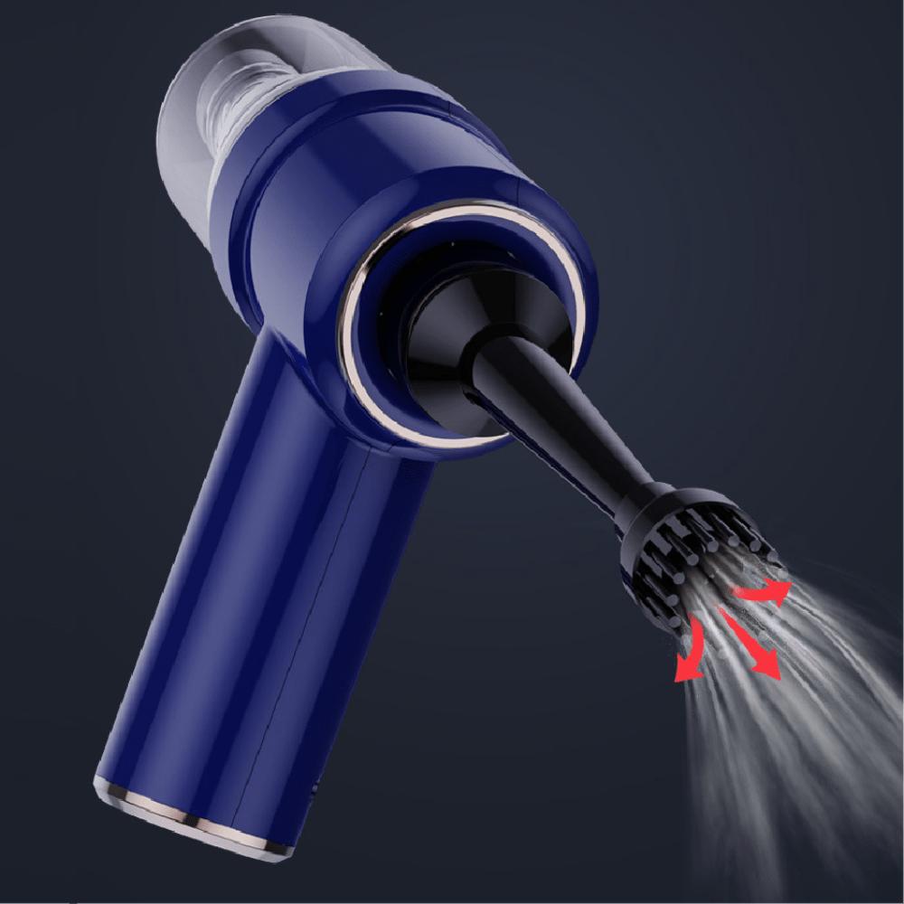 Car Vacuum Cleaner, Wireless Charging Compressed Air Duster Handheld High Power Air Blower Duster For Car Home Office