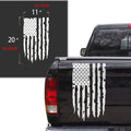Show Your Patriotism with this American Flag Pickup Truck Car Sticker!