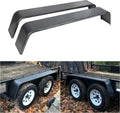 JMTAAT Heavy Duty Unpainted Steel Diamond Fenders Tread Plate Tandem Axle Trailer 10"x72"x13" | (2 Fenders)