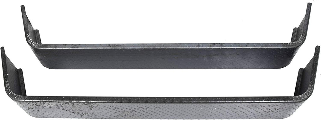JMTAAT Heavy Duty Unpainted Steel Diamond Fenders Tread Plate Tandem Axle Trailer 10"x72"x13" | (2 Fenders)