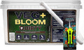 Veg+ Bloom Dirty Formulated Nutrient Powder for Soil and Peat -5lb with Common Culture Trimming Scissors