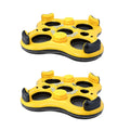 101-Inch Rapid Rider 4-Person Floating Island Raft w/ Coolers (2 Pack)