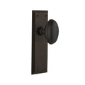 York Plate 2-3/8 in. Backset Oil-Rubbed Bronze Privacy Bed/Bath Homestead Door Knob
