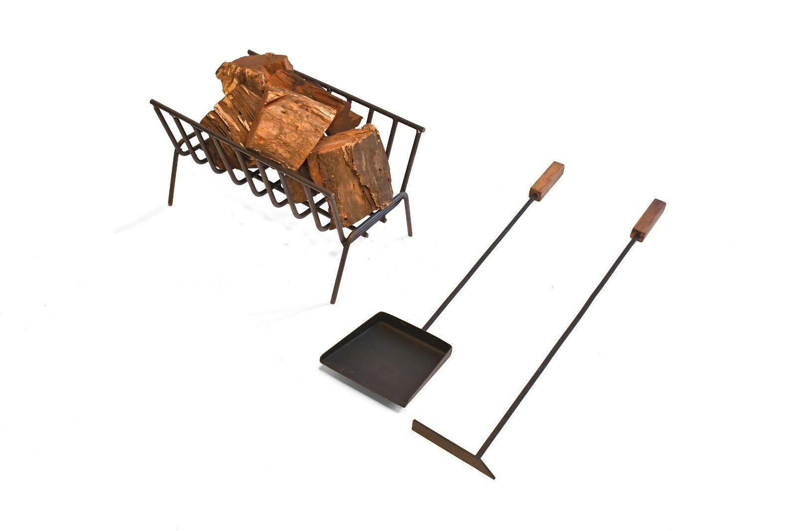 Argentine Iron Set Asado Parrilla Argentina Brazier + BBQ Fireplace Tools