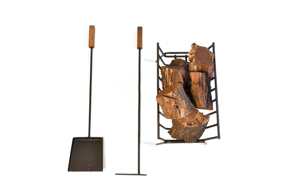 Argentine Iron Set Asado Parrilla Argentina Brazier + BBQ Fireplace Tools