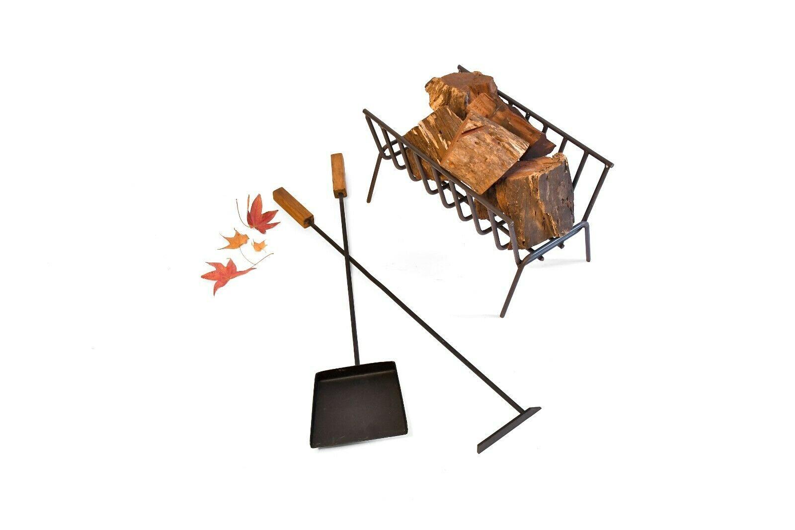Argentine Iron Set Asado Parrilla Argentina Brazier + BBQ Fireplace Tools