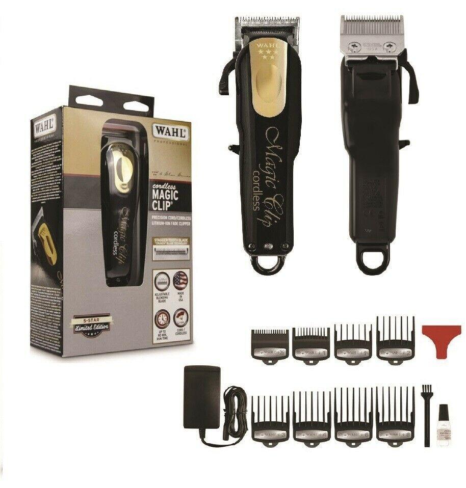 Wahl 8148-112 5 Star Cordless  Clipper - Black/Gold