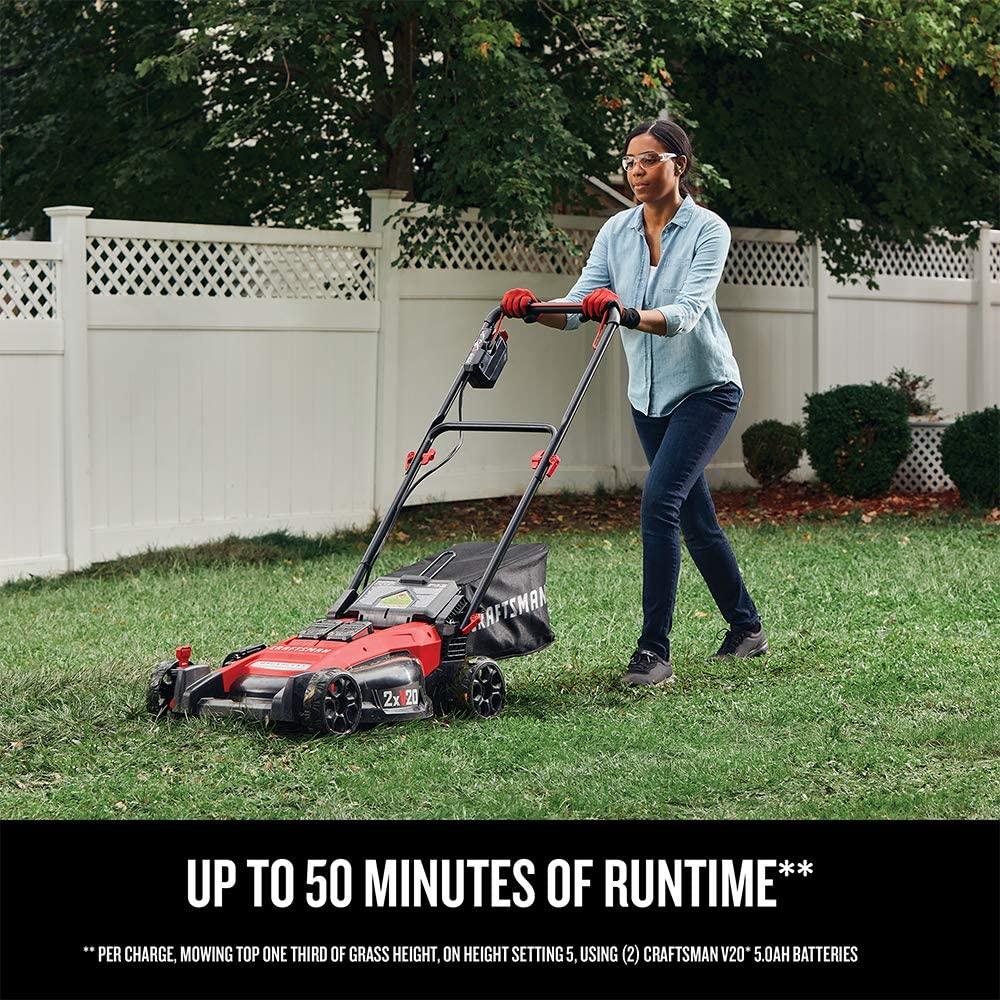 CRAFTSMAN CMCMW220P2 V20 2x20V 20 in. Brushless Cordless Push Mower
