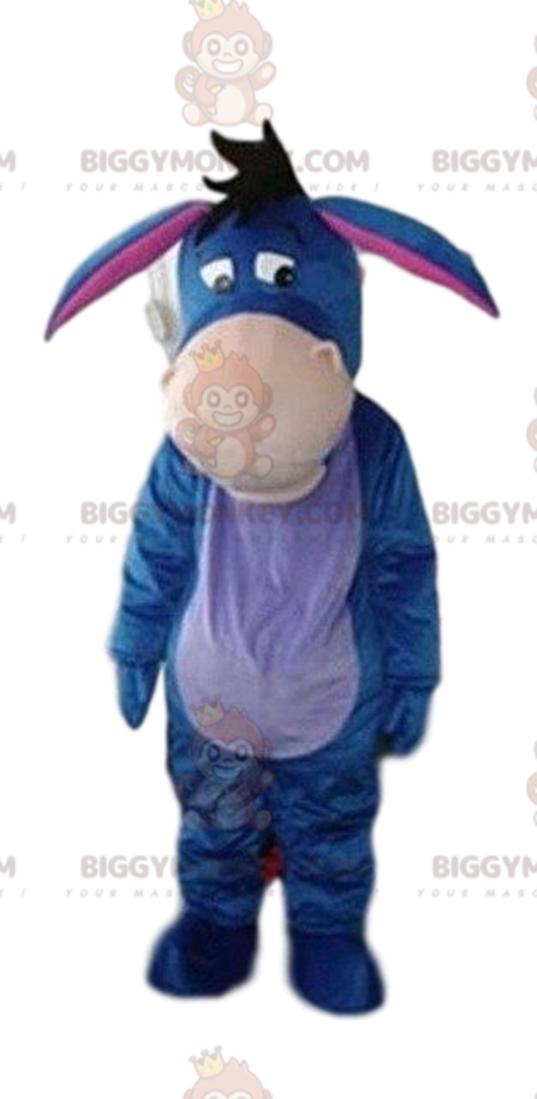 BIGGYMONKEYEeyore, Donkey and Faithful Friend of Winnie Pooh Mascot Costume