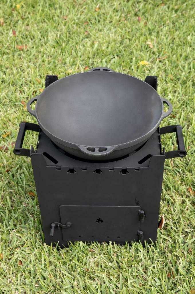 Kazan Mangal Печь Stove Set Казан 12L Barbeque BBQ Kabab Shashlyk Grill Russian