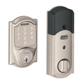 Camelot Satin Nickel Sense Smart Door Lock
