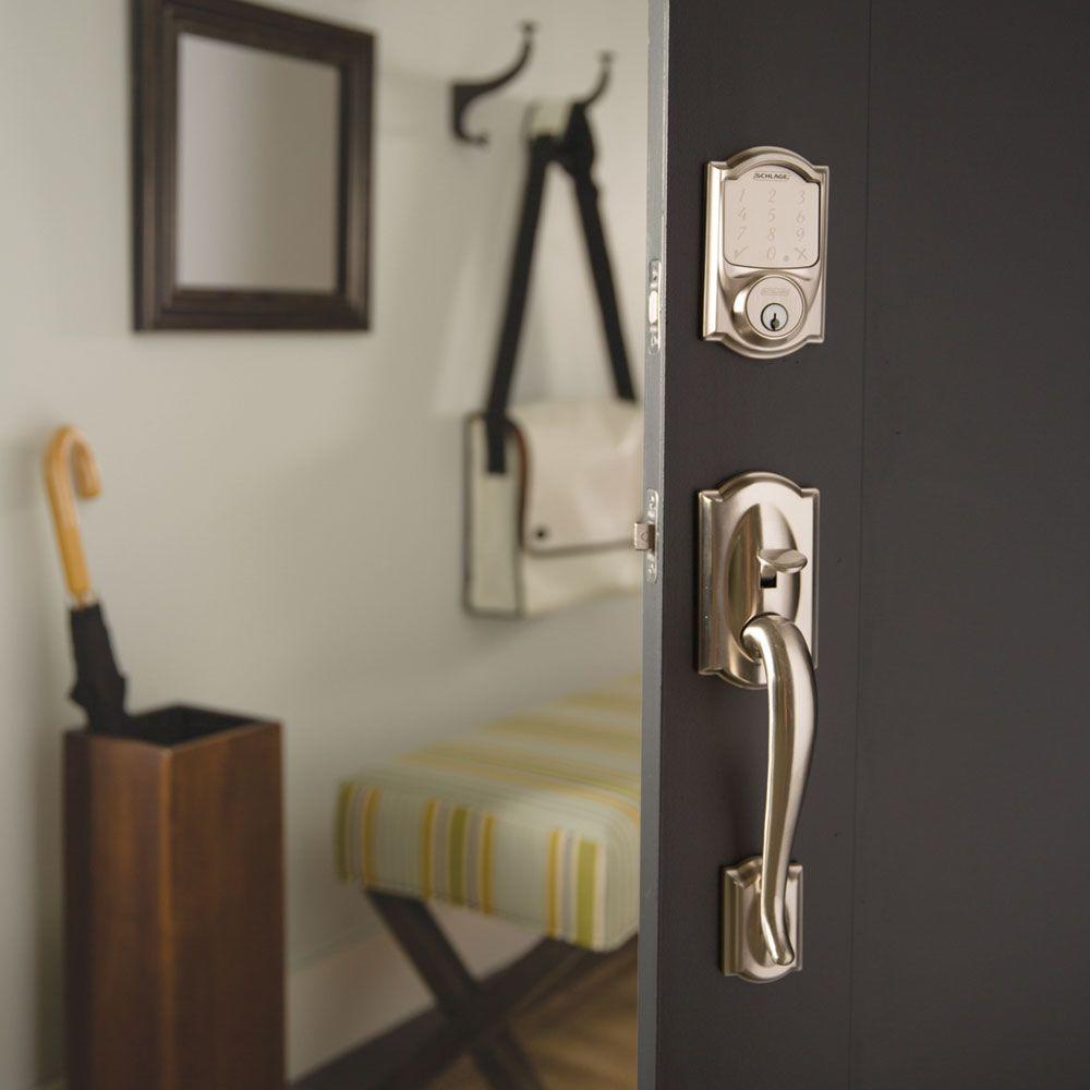 Camelot Satin Nickel Sense Smart Door Lock