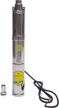 Submersible Deep Well Pump Solar Water Pump DC 24V 370W  Steel Screw Pump, 213ft Lift 8.8GPM Flow, Agricultural Irrigation Pump Solar Water Circulating System