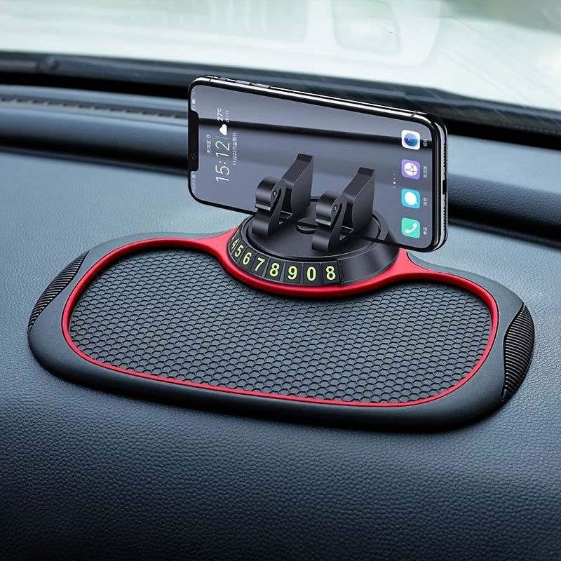 Multi-Functional Car Anti-Slip Mat, Auto Phone Holder Non Slip Sticky Anti Slide Dashboard Phone Mount Silicone Dashboard Car Pad Mat