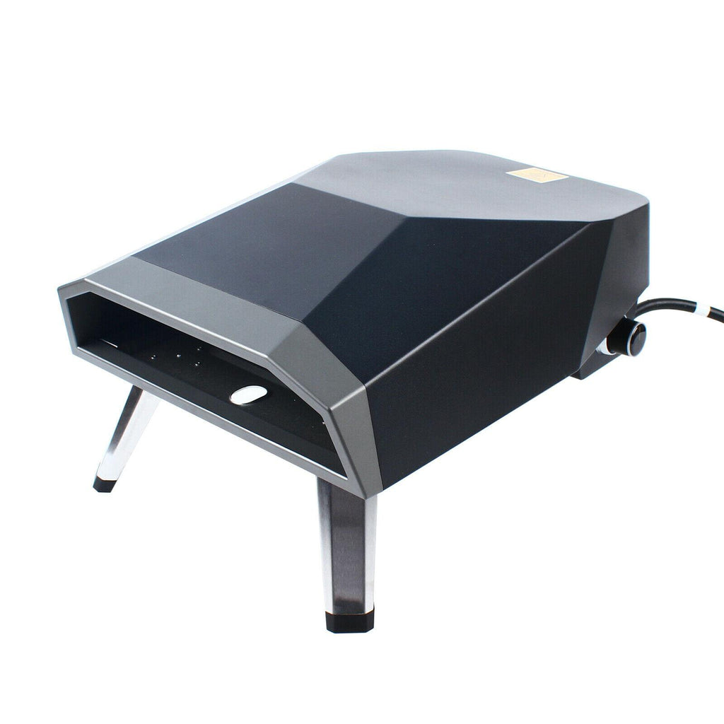 Gas-Powered Outdoors 12" Portable Pizza Oven Pellet Grill BBQ Food Grade