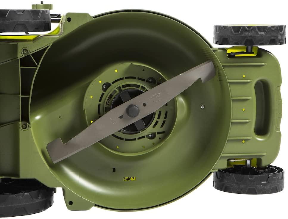 Sun Joe MJ403E 17-Inch 13-Amp Electric Lawn Mower/Mulcher, 7-Position Adjustment, 12-Gallon Detachable Grass Collection Bag, Lightweight, Standard, Green