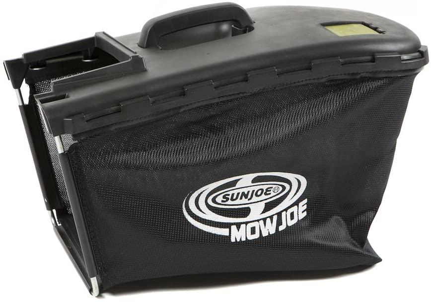 Sun Joe MJ403E 17-Inch 13-Amp Electric Lawn Mower/Mulcher, 7-Position Adjustment, 12-Gallon Detachable Grass Collection Bag, Lightweight, Standard, Green