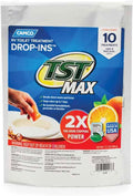 Camco TST MAX RV Toilet Treatment Drop-INs | Control Unwanted Odors and Break Down Waste and Tissue | Septic Tank Safe | Orange Scent | 10-pack (41178)