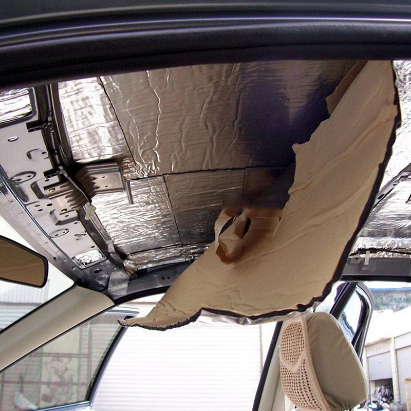 78.74*19.69inch 5/7/10mm Car Sound Insulation Mat, Proofing Deadener Heat Noise Insulation Deadening Mat Hood Closed Cell Foam Accessories