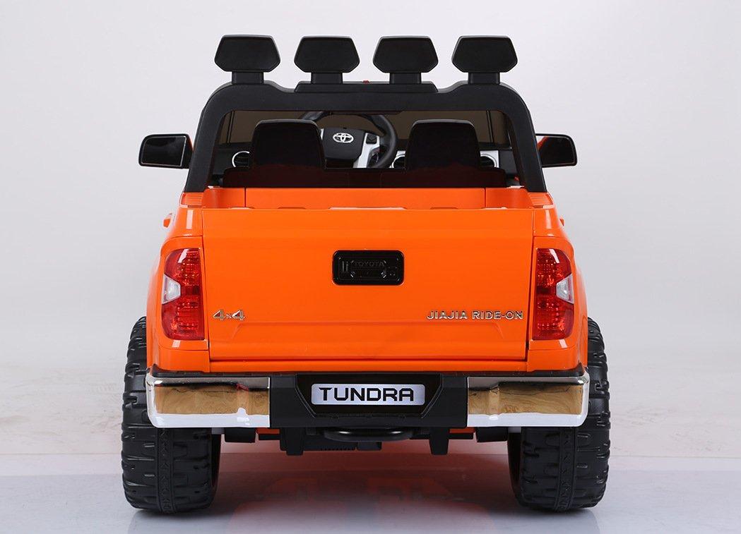 Limited 2 Seats Toyota Tundra 2x12v Ride on Truck, Car, Toy for Kids with Remote Control, Music, Rubber Wheels, Leather Seat