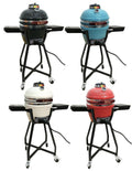 Electric Kamado Grill 2 Tier CooSmoker Grates  Icon Cadet Plus