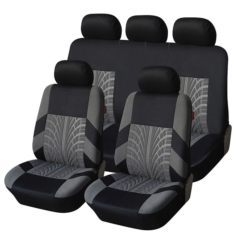 5 Seats Car Seat Covers, Breathable Polyester Split Automotive Front Rear Seat Cushion Covers, Vehicle Seat Protectors Universal For Cars, Trucks, SUV