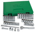 SK 91848 Fractional Socket Set – 48-Piece Metric Assortments, Durable, Corrosion Resistant Impact Units. Universal Joint Socket Set