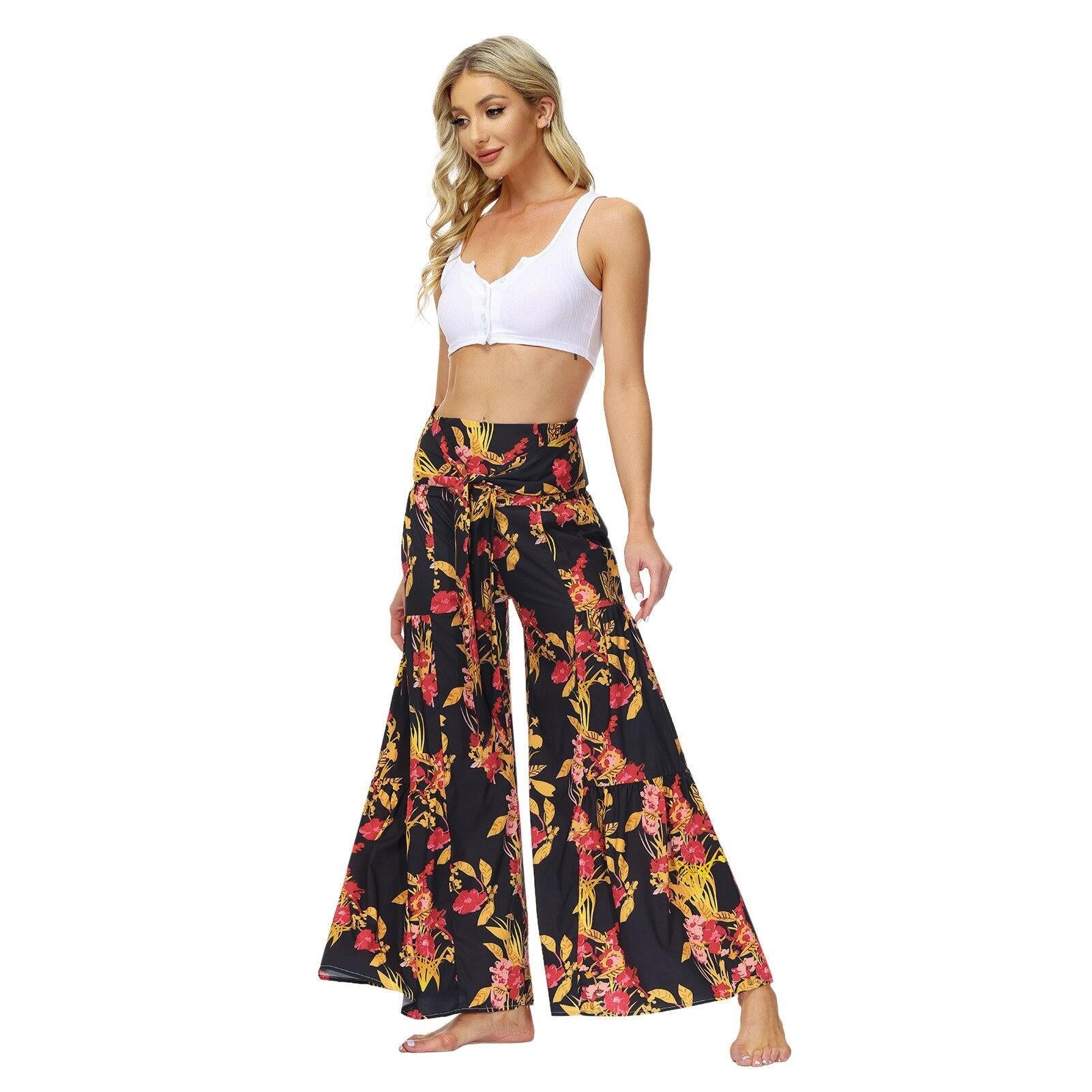 casual flowy boho pants