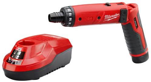 Milwaukee 2101-21 M4 1/4 Hex Screwdriver Kit W/1 Bat