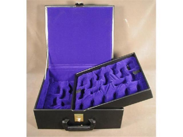 Dlx Black Vinyl Chess Box