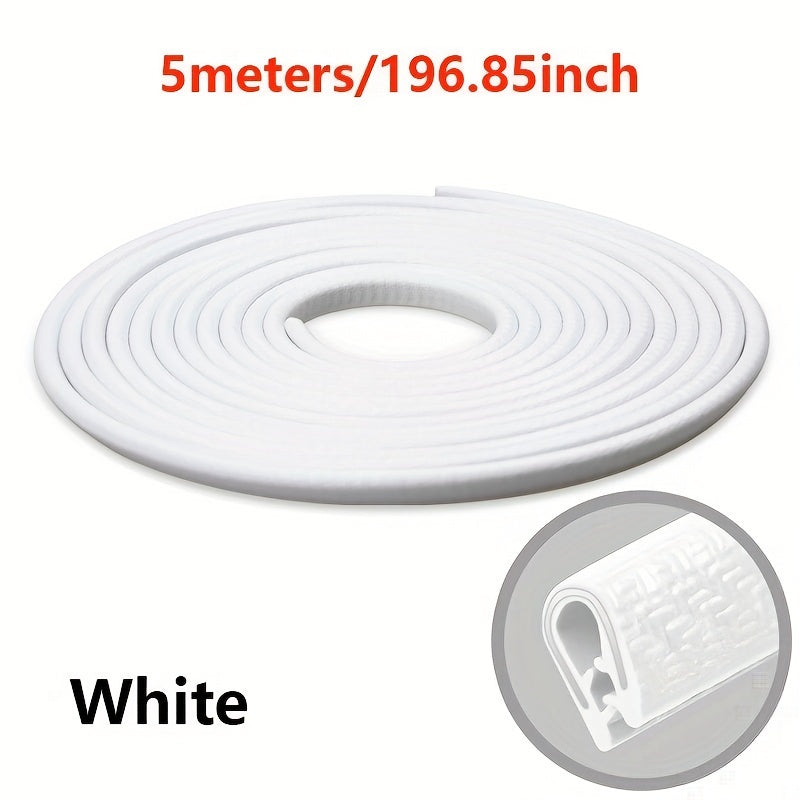Car Door Protector Decoration Strip, Universal Auto Door EdBumper Protector Stickers Anti-Scratch Car Styling Moulding Strip