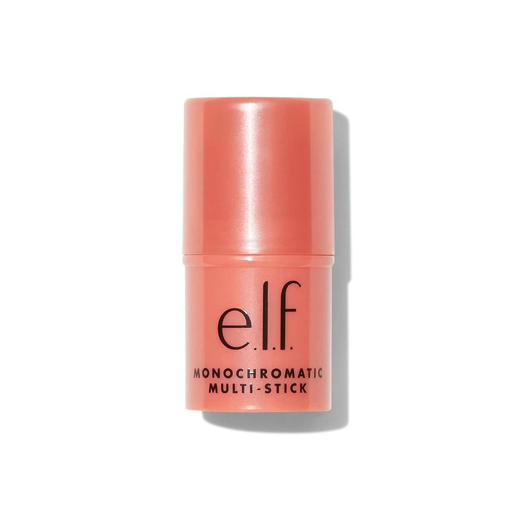 e.l.f. Monochromatic Multi Stick, Luxuriously Creamy &amp; Blendable Color, For Eyes, Lips &amp; Cheeks, Glimmering Guava, 0.155 Oz (4.4g)
