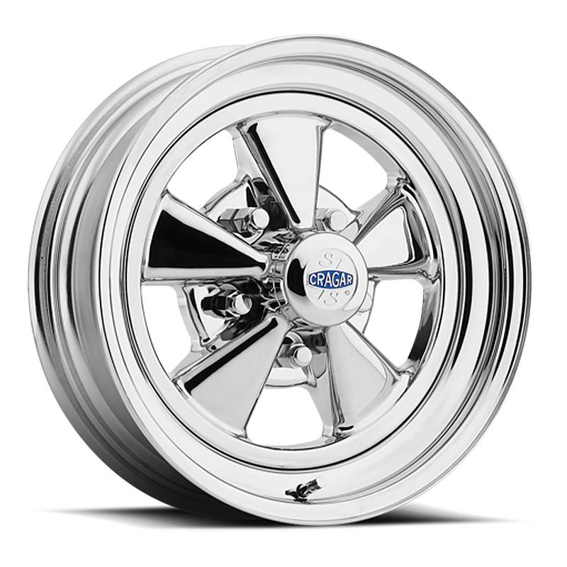 Cragar 08/61 S/S 15x8 5x139.7 -13et  2-PC Composite Mag Lug Drill Wheel