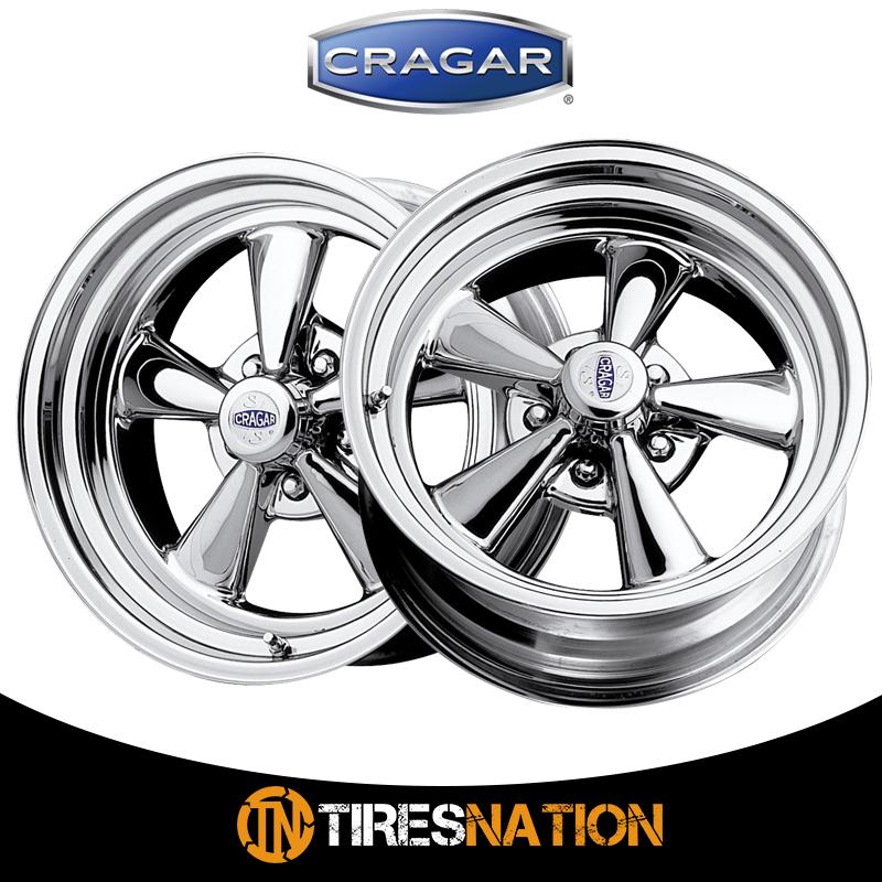 Cragar 08/61 S/S 15x8 5x139.7 -13et  2-PC Composite Mag Lug Drill Wheel