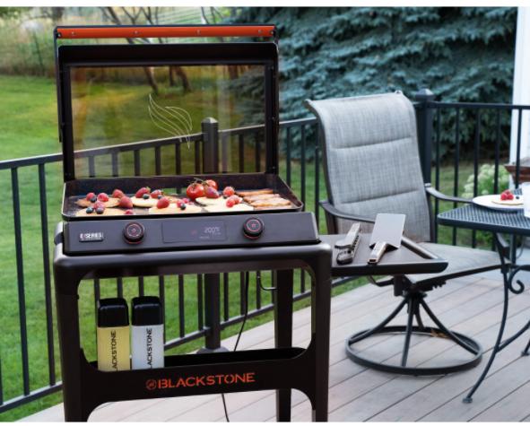 Electric Griddle Grill  Flat Top Hibachi Barbecue BBQ Outdoor Indoor Stand Cart