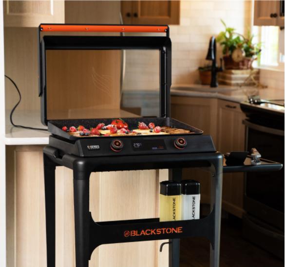 Electric Griddle Grill  Flat Top Hibachi Barbecue BBQ Outdoor Indoor Stand Cart