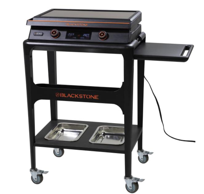 Electric Griddle Grill  Flat Top Hibachi Barbecue BBQ Outdoor Indoor Stand Cart
