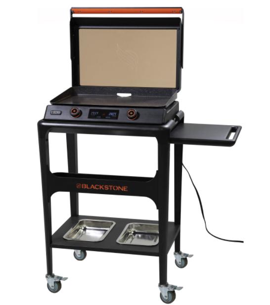 Electric Griddle Grill  Flat Top Hibachi Barbecue BBQ Outdoor Indoor Stand Cart
