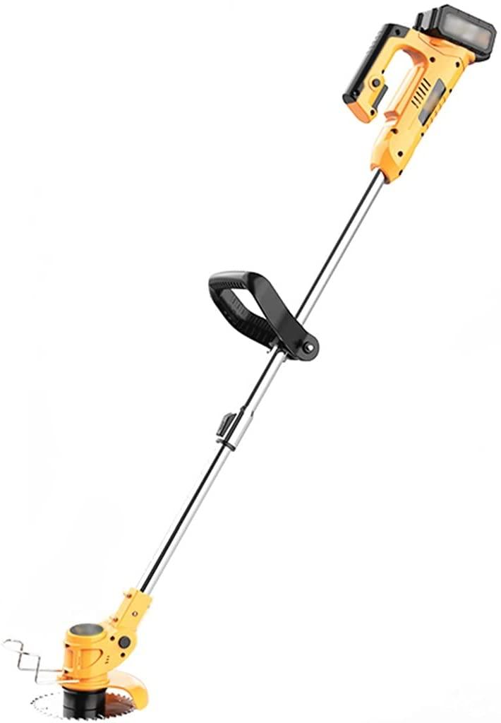 ZYCSKTL Edger Lawn Trimmer Blade,Garden Small Portable Lithium Battery Lawn Mower, Rechargeable Weeder, 21V/13000mAh, 20000mAh Lithium Battery, 650W Motor Power