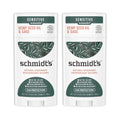 Schmidt's Aluminum Free Natural Deodorant For Women And Men, Hemp Seed Oil &amp; Sage With 24 Hour Odor Protection, Certified Natural, Cruelty Free, Vegan Deodorant 2.65oz 2 Pack