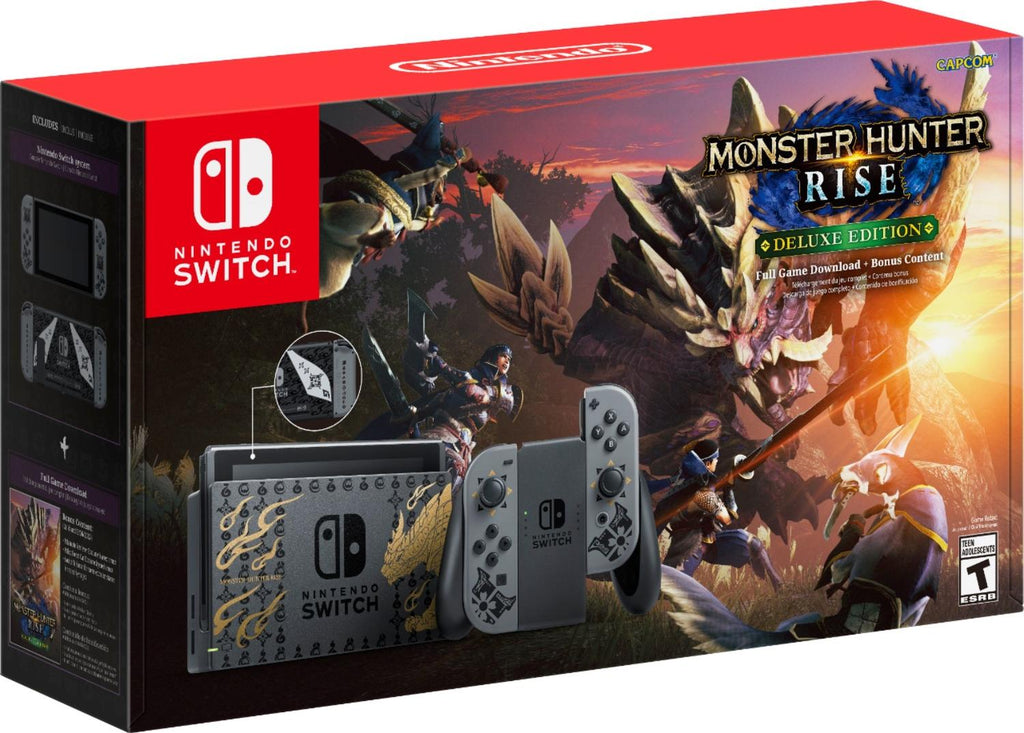 Nintendo Switch Monster Hunter Rise Deluxe Edition System - Switch