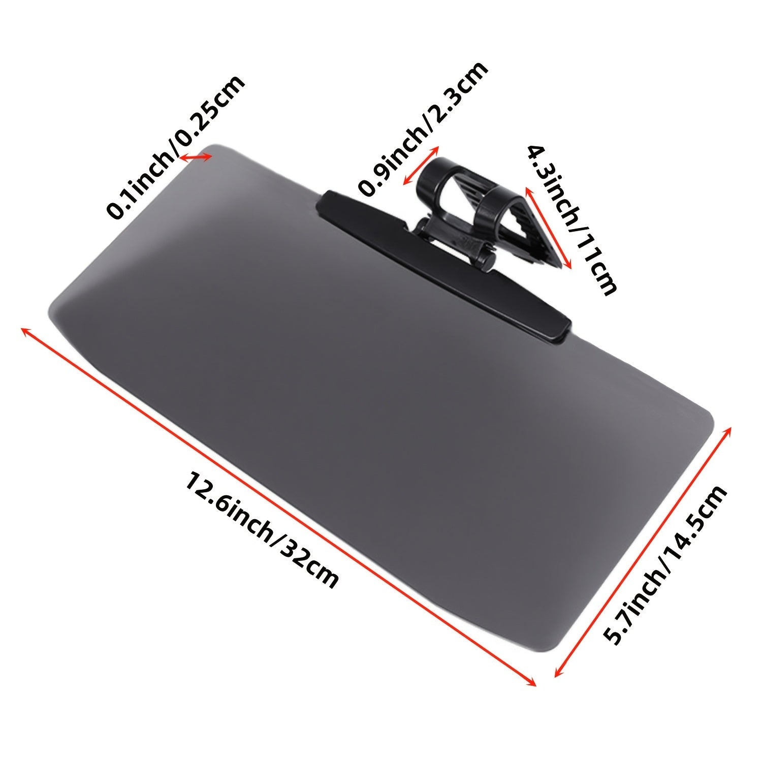 Sun Visor For Car, Universal Anti-Glare Polarized Car Visor Extension Sun Blocker, Protects From Stray Light,Snow Blindness And UV Rays