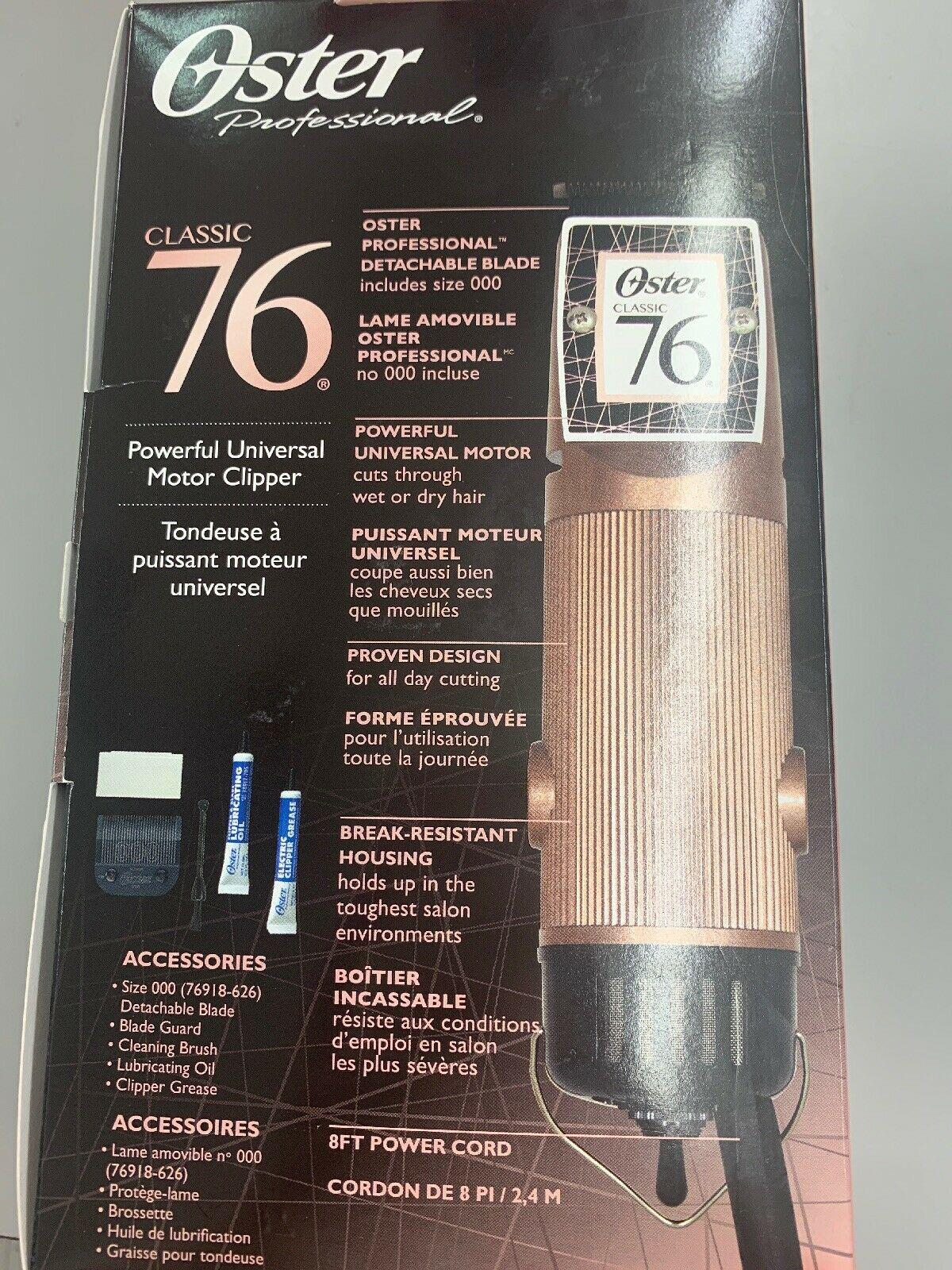 Oster Classic 76 Rose Gold Limited Edition Includes Size 000 Blade Brand New