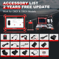 KINGBOLEN K8 Auto Full System Diagnostic Tools 28 Reset Function ECU Coding Bi-directionnal 2 Years Update OBD2 Scanner