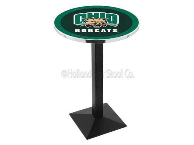 L217C36UnivOH 36 In. Chrome Ohio University Pub Table