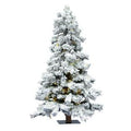 Vickerman 7' x 47" Flocked Spruce DuraLit LED400WW - A806271LED