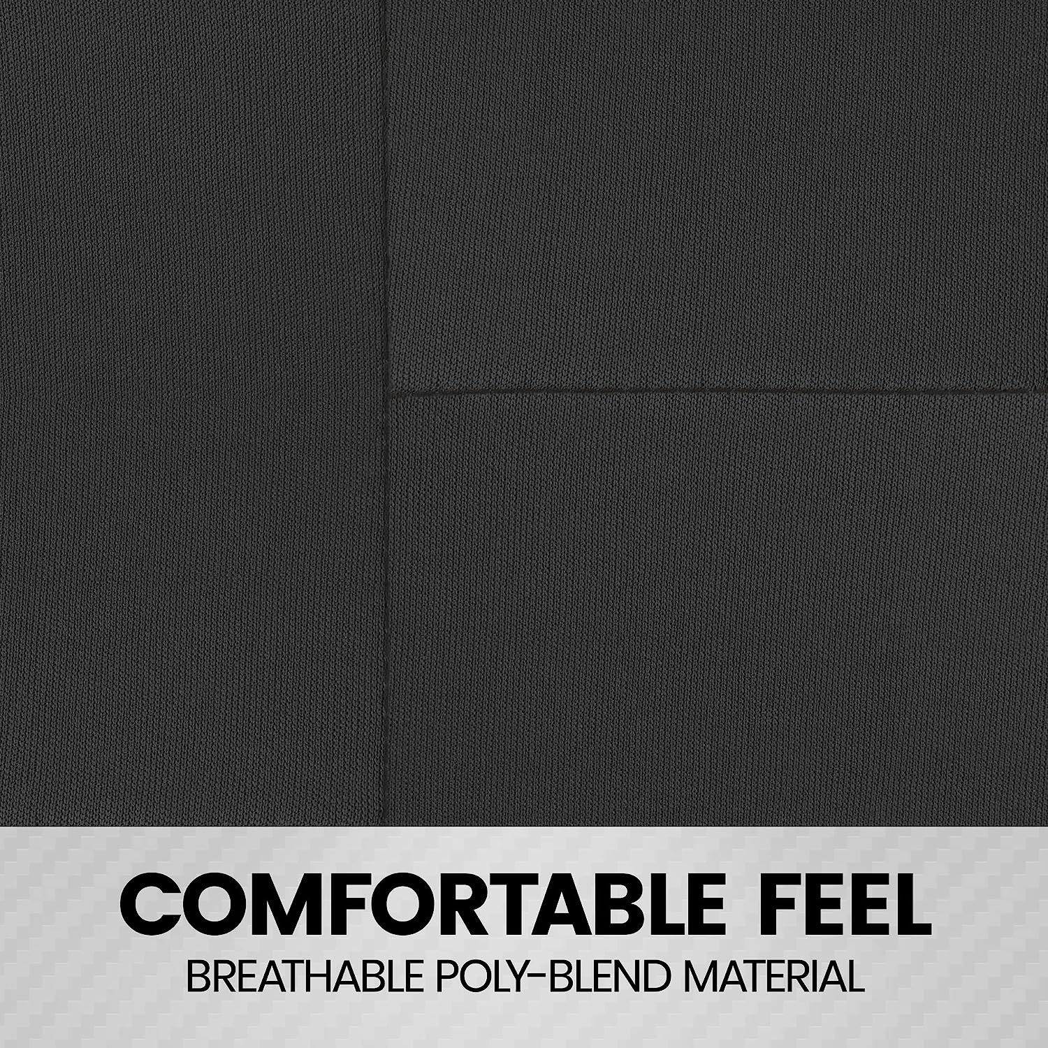 BDK PolyPro Car Seat Covers Full Set in Solid Charcoal – Front and Rear Split Bench Seat Covers for Cars, Easy to Install, Accessories for Auto Trucks Van SUV